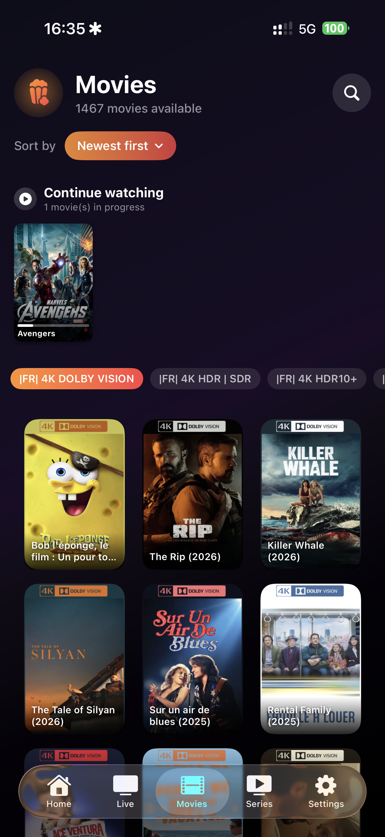 Films iOS
