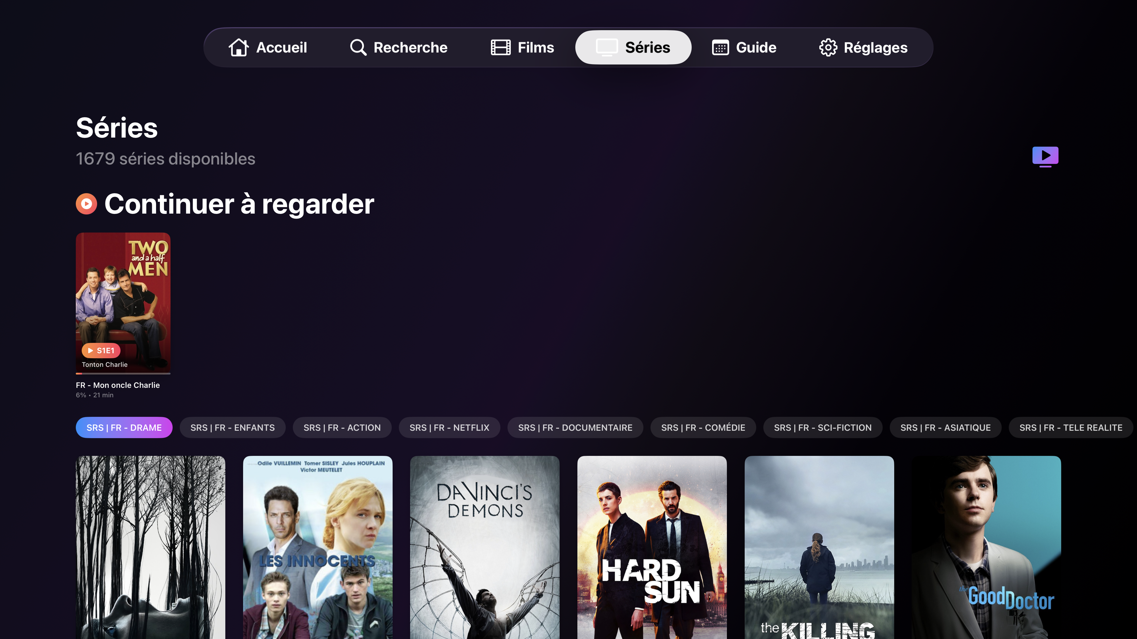 Bibliothèque de Séries